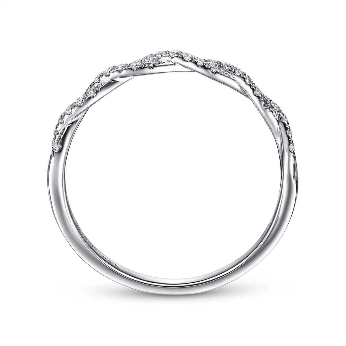 Gabriel & Co Rings in White Gold containing Diamond LR52078W45JJ