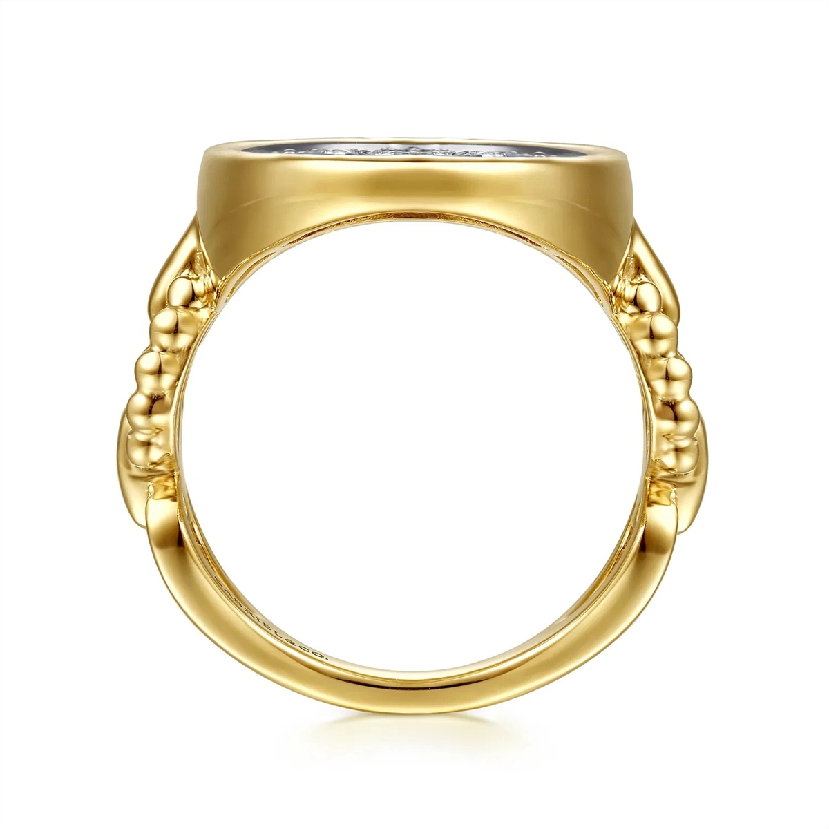 Gabriel & Co Rings in Mixed Metals containing Diamond LR52897M45JJ