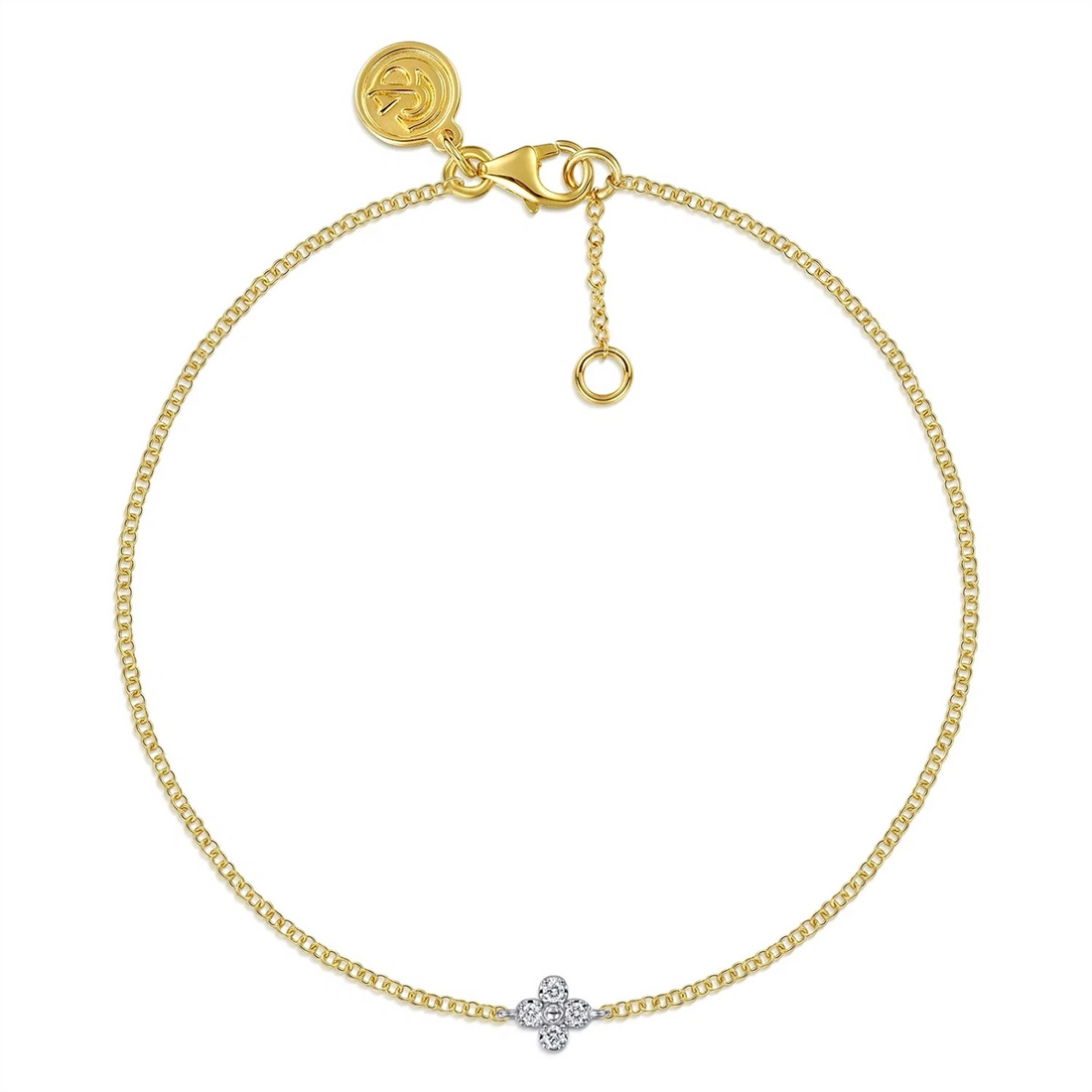 Gabriel & Co Bracelets in Mixed Metals containing Diamond TB5312M45JJ