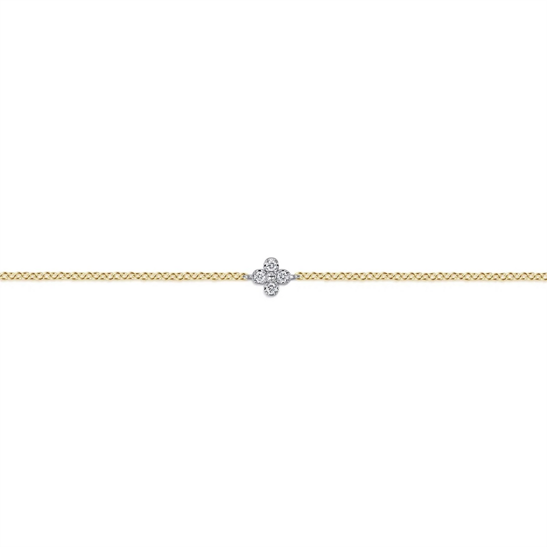 Gabriel & Co Bracelets in Mixed Metals containing Diamond TB5312M45JJ