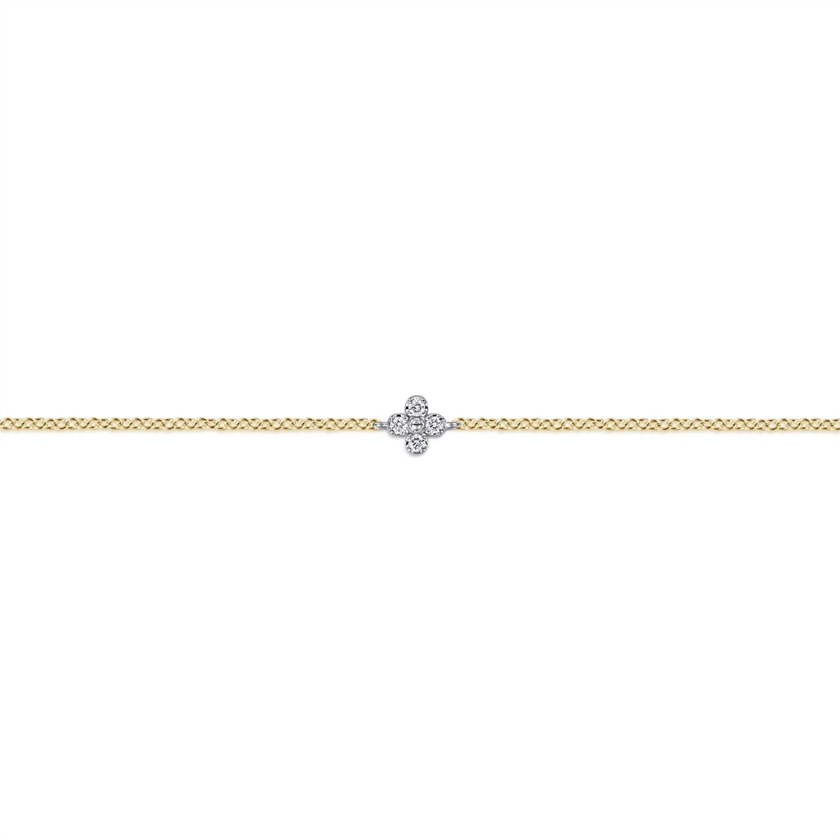 Gabriel & Co Bracelets in Mixed Metals containing Diamond TB5312M45JJ