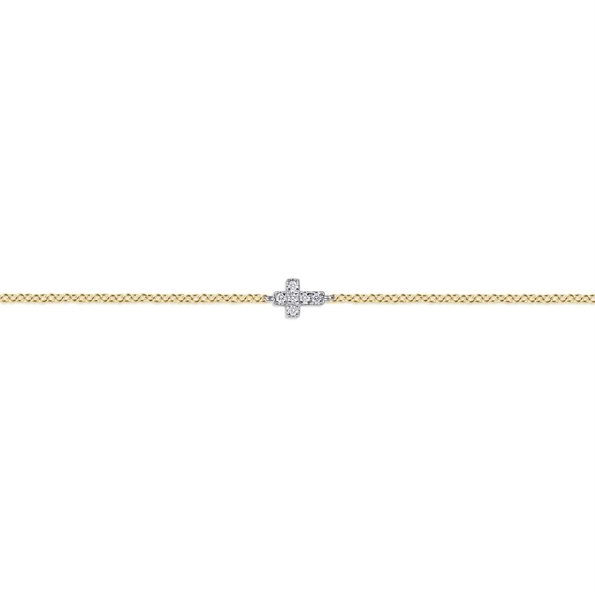 Gabriel & Co Bracelets in Mixed Metals containing Diamond TB5311M45JJ