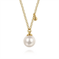 Gabriel & Co Necklaces in Yellow Gold containing Pearl NK7669Y4JPL