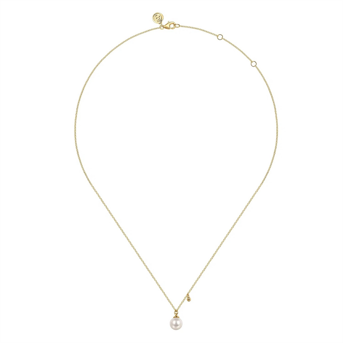 Gabriel & Co Necklaces in Yellow Gold containing Pearl NK7669Y4JPL