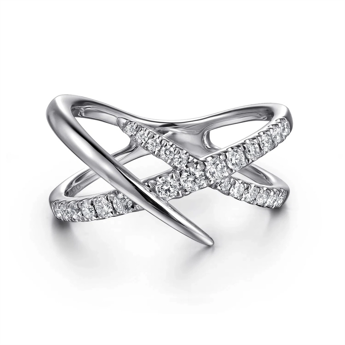 Gabriel & Co Rings in White Gold containing Diamond LR52790W45JJ
