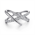 Gabriel & Co Rings in White Gold containing Diamond LR52790W45JJ