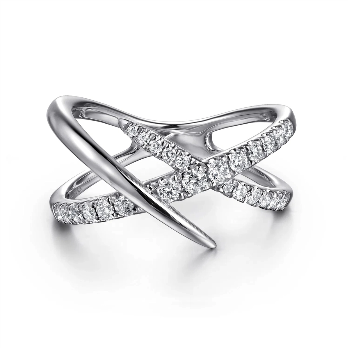 Gabriel & Co Rings in White Gold containing Diamond LR52790W45JJ