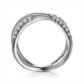 Gabriel & Co Rings in White Gold containing Diamond LR52790W45JJ