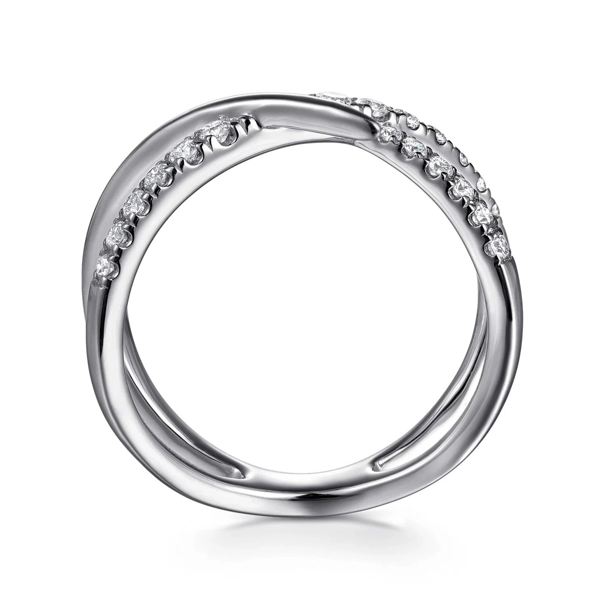Gabriel & Co Rings in White Gold containing Diamond LR52790W45JJ