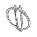 Gabriel & Co Rings in White Gold containing Diamond LR52790W45JJ