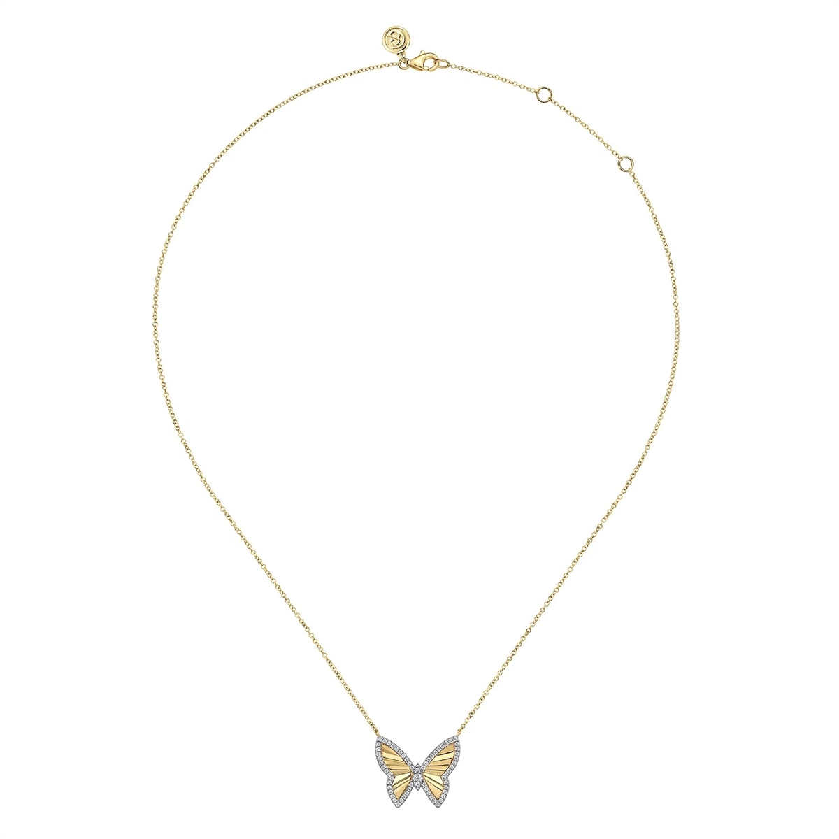 Gabriel & Co Necklaces in Mixed Metals containing Diamond NK7557M45JJ