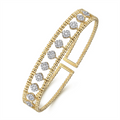 Gabriel & Co Bracelets in Yellow Gold containing Diamond BG4232-62Y45JJ