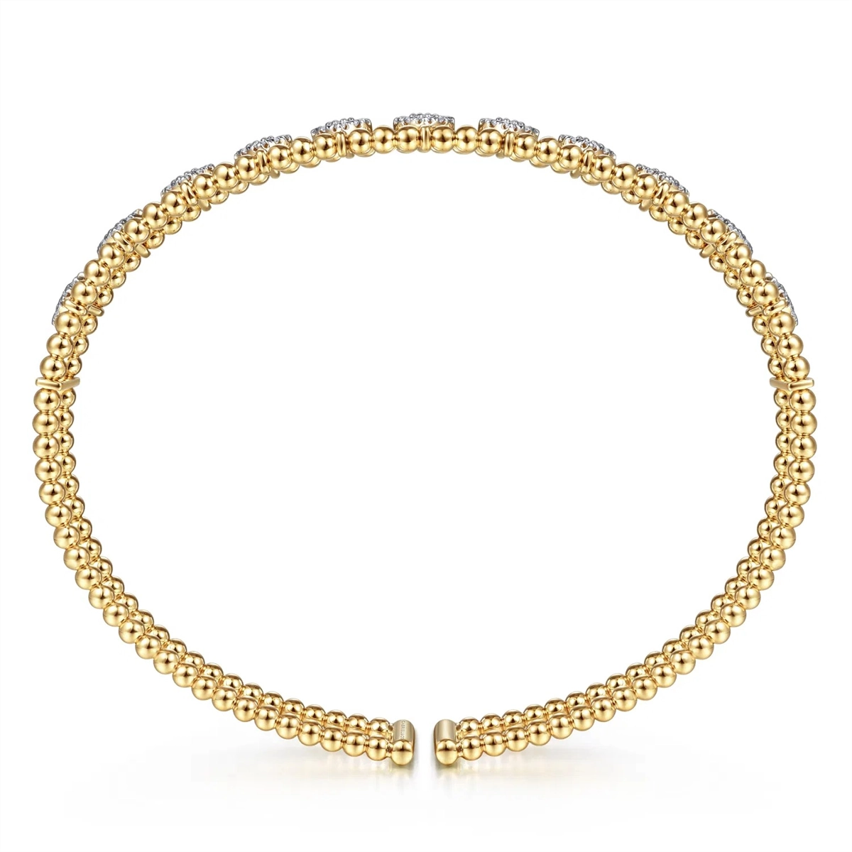 Gabriel & Co Bracelets in Yellow Gold containing Diamond BG4232-62Y45JJ