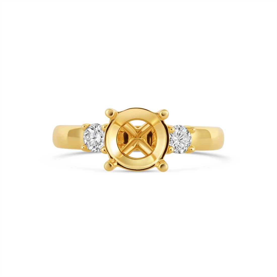 Engagement Collections Engagement Rings in Yellow Gold containing Diamond 461171