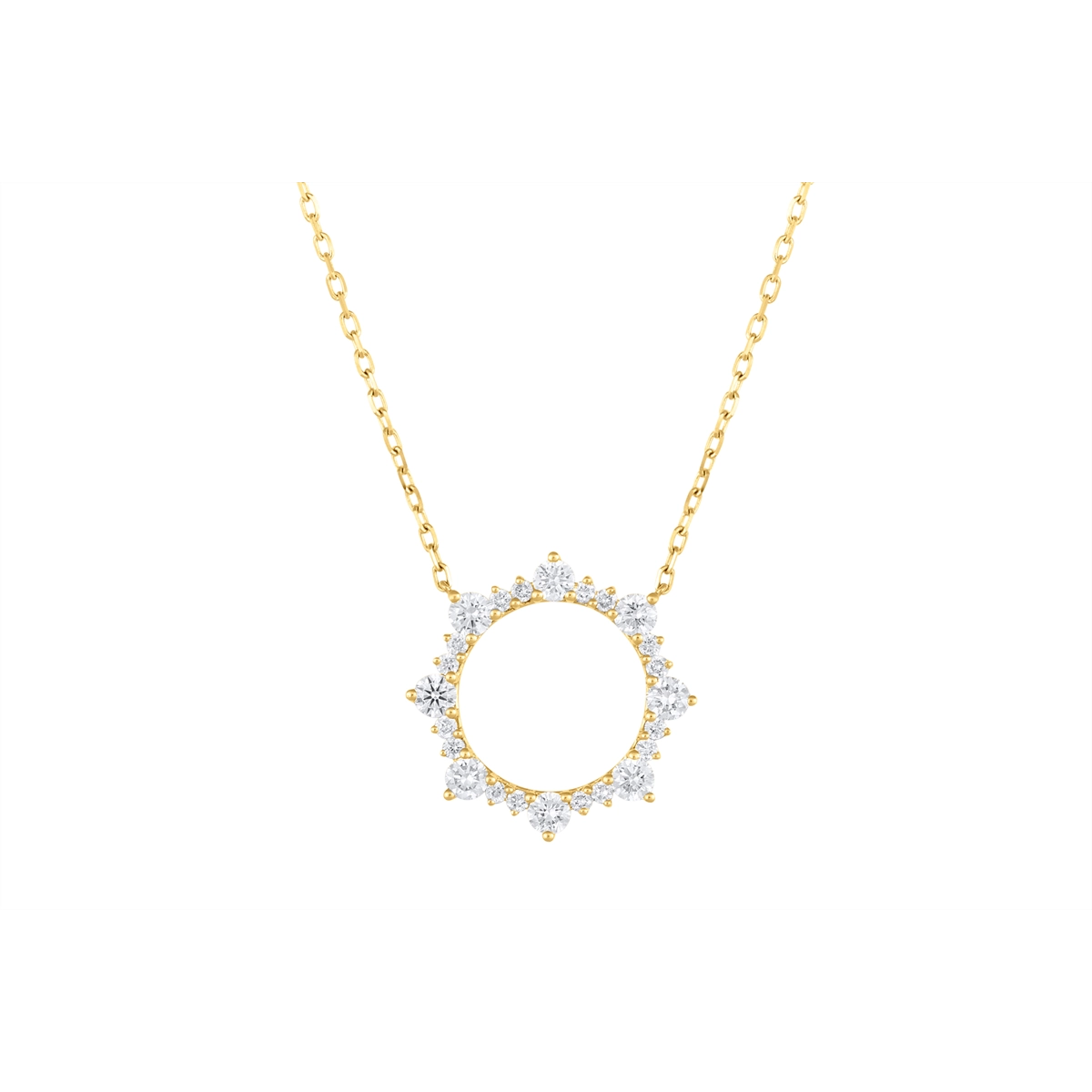 Necklaces Necklaces in Yellow Gold containing Diamond 461205