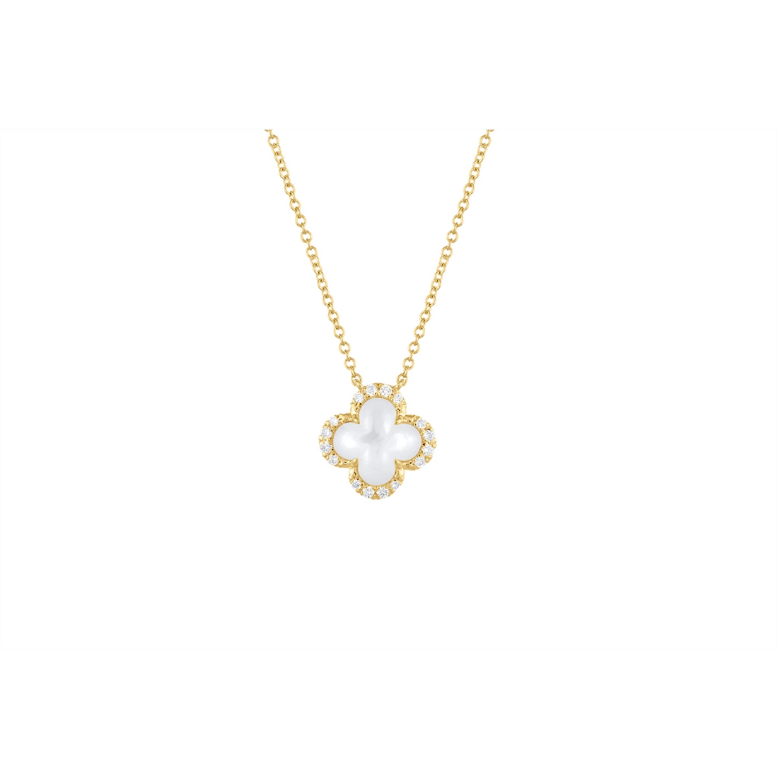 Necklaces Necklaces in Yellow Gold containing Mother of pearl, Multi-gemstone, Diamond 461207