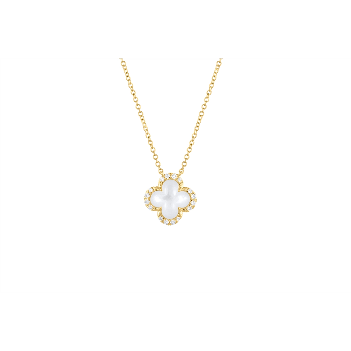Necklaces Necklaces in Yellow Gold containing Mother of pearl, Multi-gemstone, Diamond 461207