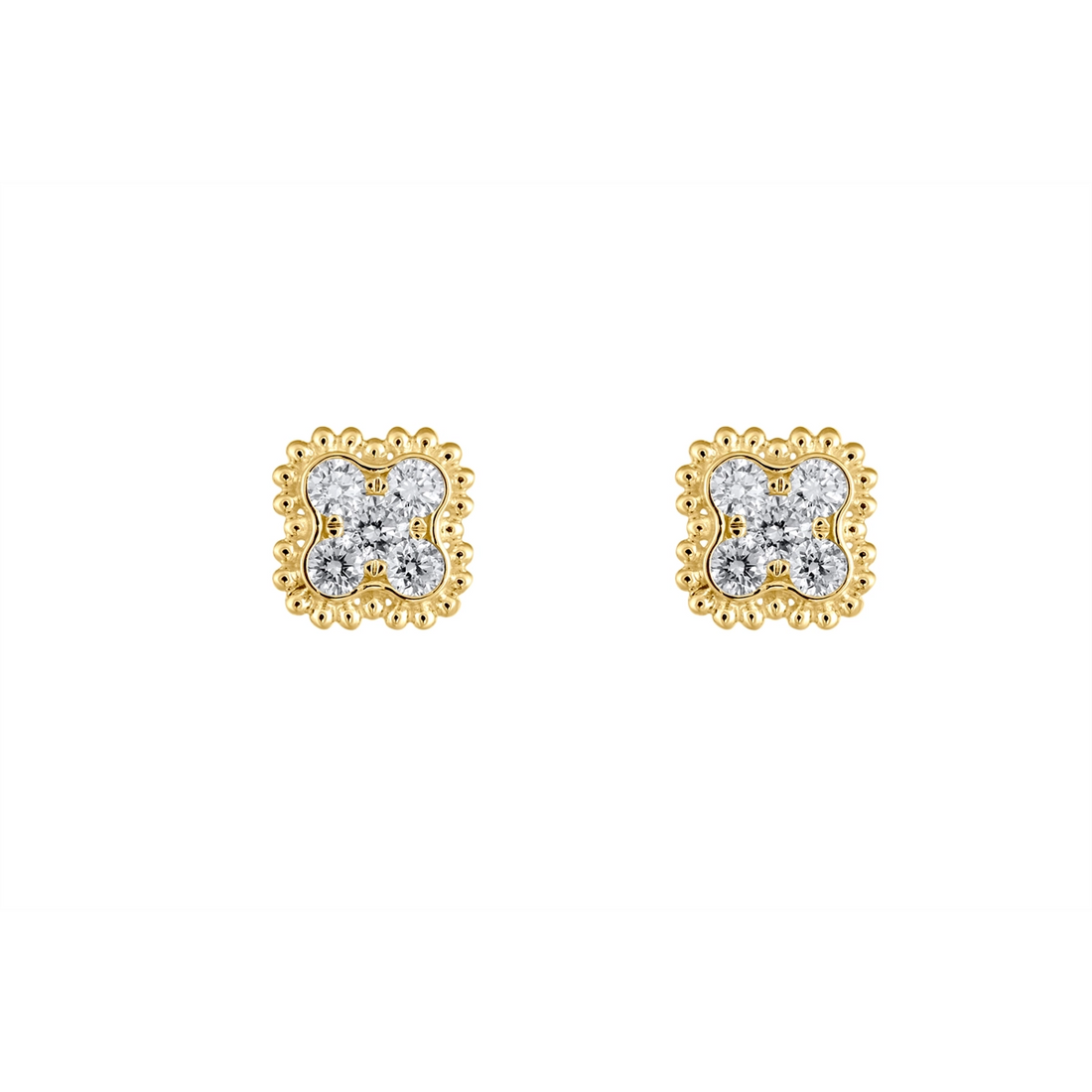 Earrings Earrings in Yellow Gold containing Diamond 461215