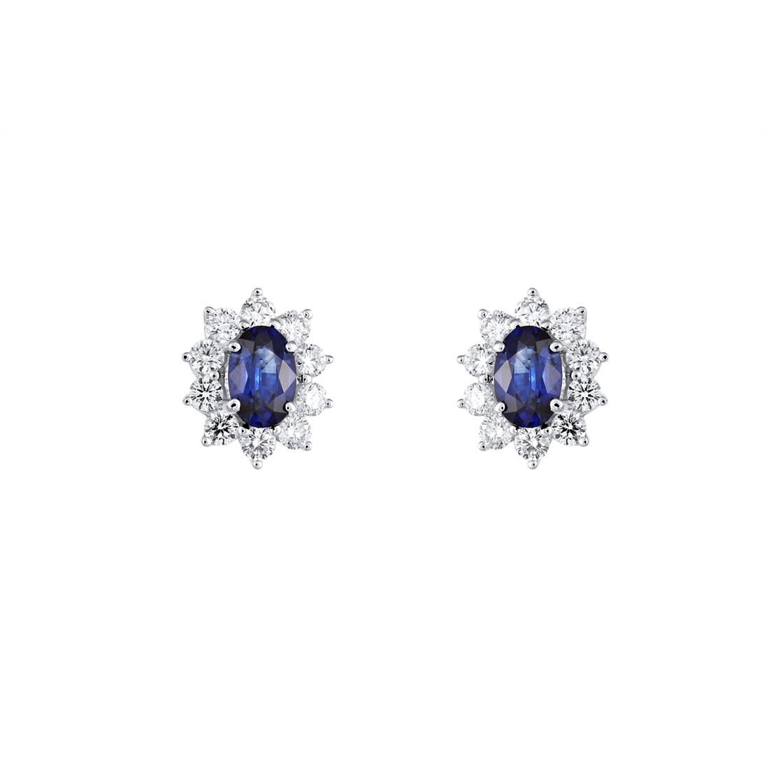 Earrings Earrings in White Gold containing Multi-gemstone, Diamond, Gemstones 461220