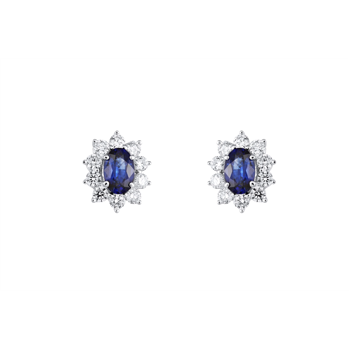Earrings Earrings in White Gold containing Multi-gemstone, Diamond, Gemstones 461220