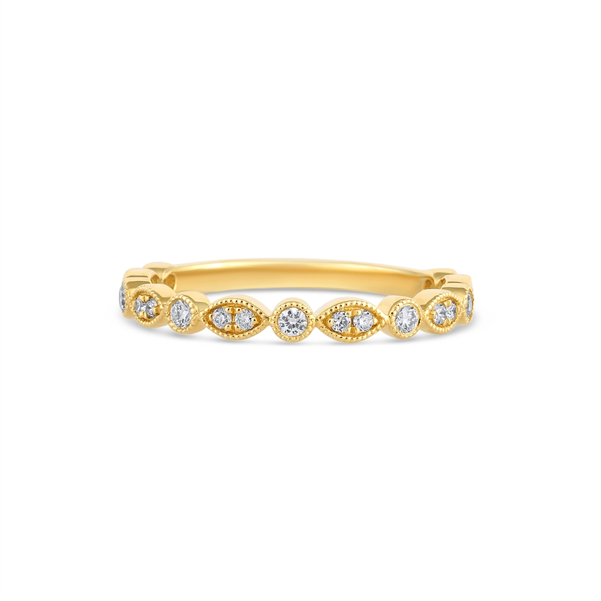 Wedding Bands Rings in Yellow Gold containing Diamond 461221