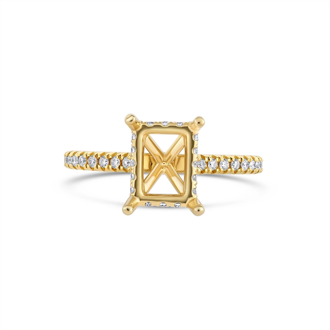 Engagement Collections Engagement Rings in Yellow Gold containing Diamond 461222