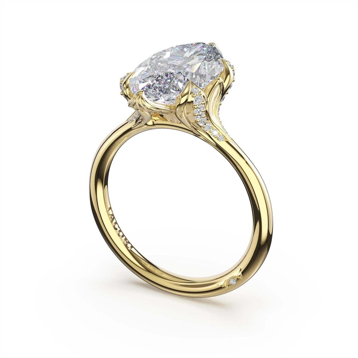 Tacori Engagement Rings in Yellow Gold containing Diamond 438 MQ 14.5X7.5 FY