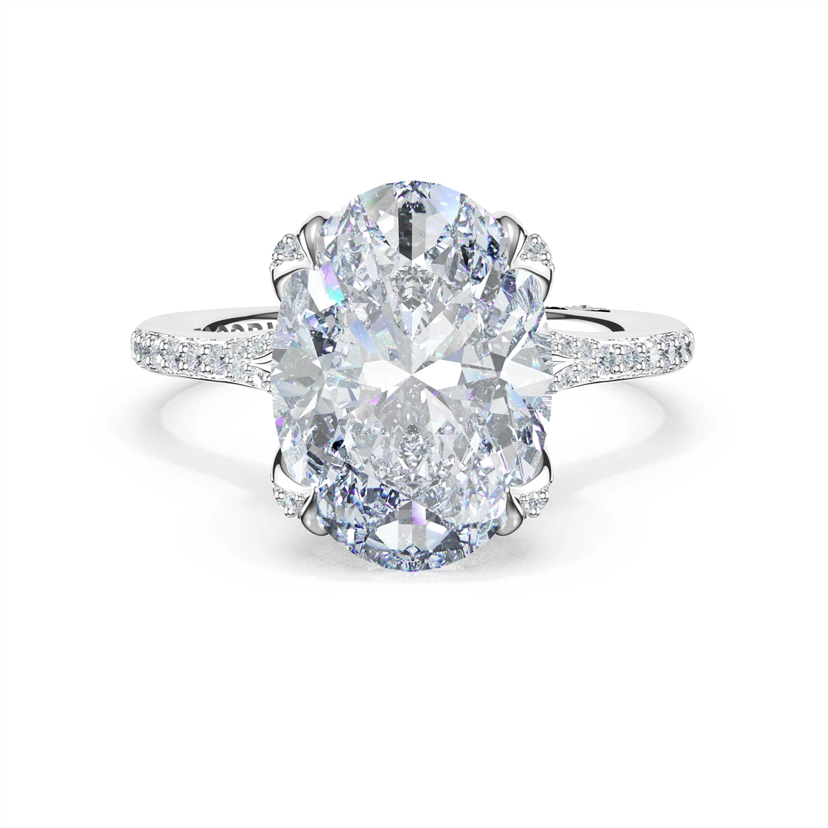 Tacori Engagement Rings in Platinum/Palladium containing Diamond 439 OV 11.5X8.5