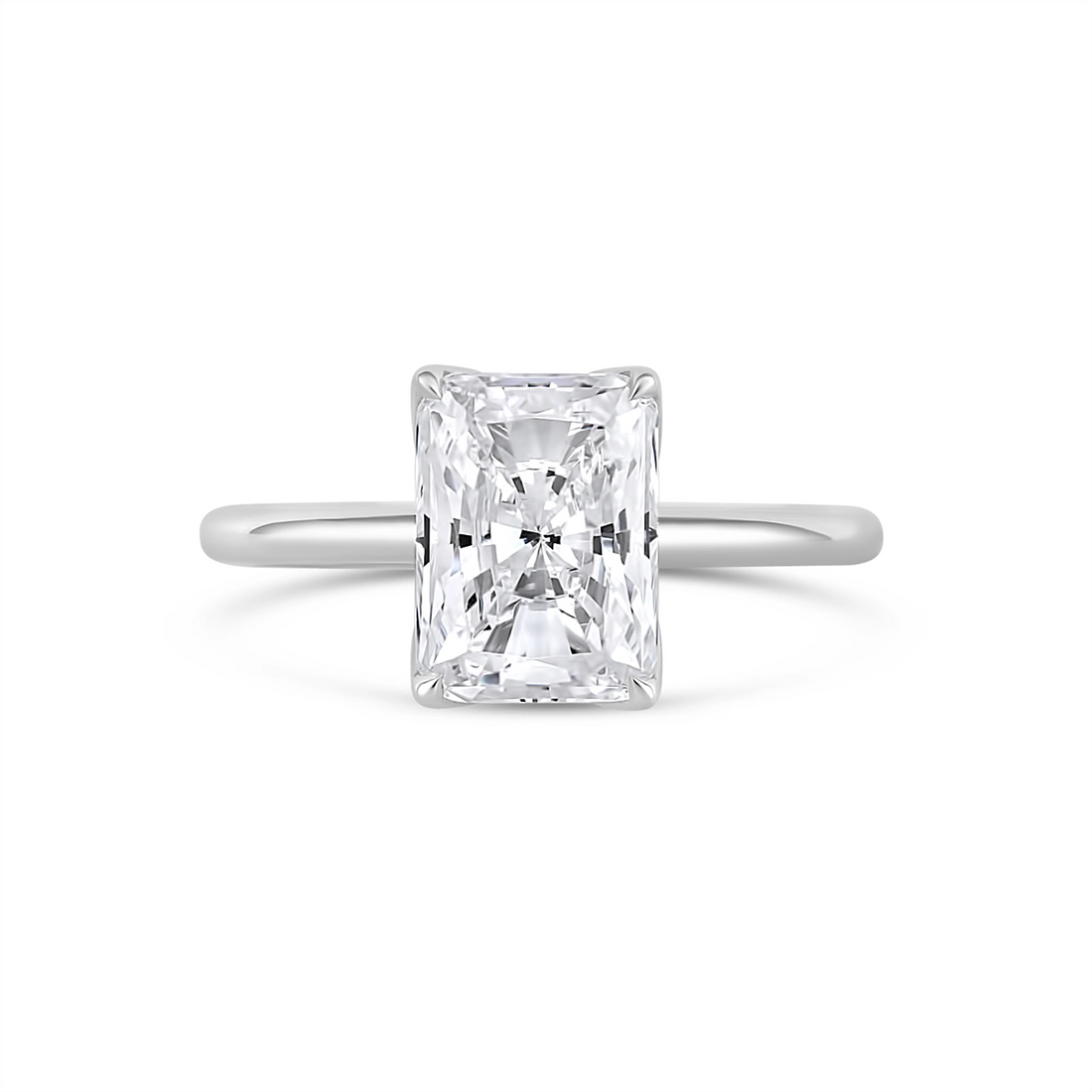 Tacori Engagement Rings in White Gold containing Diamond 446 RAD 9.5X7 FW
