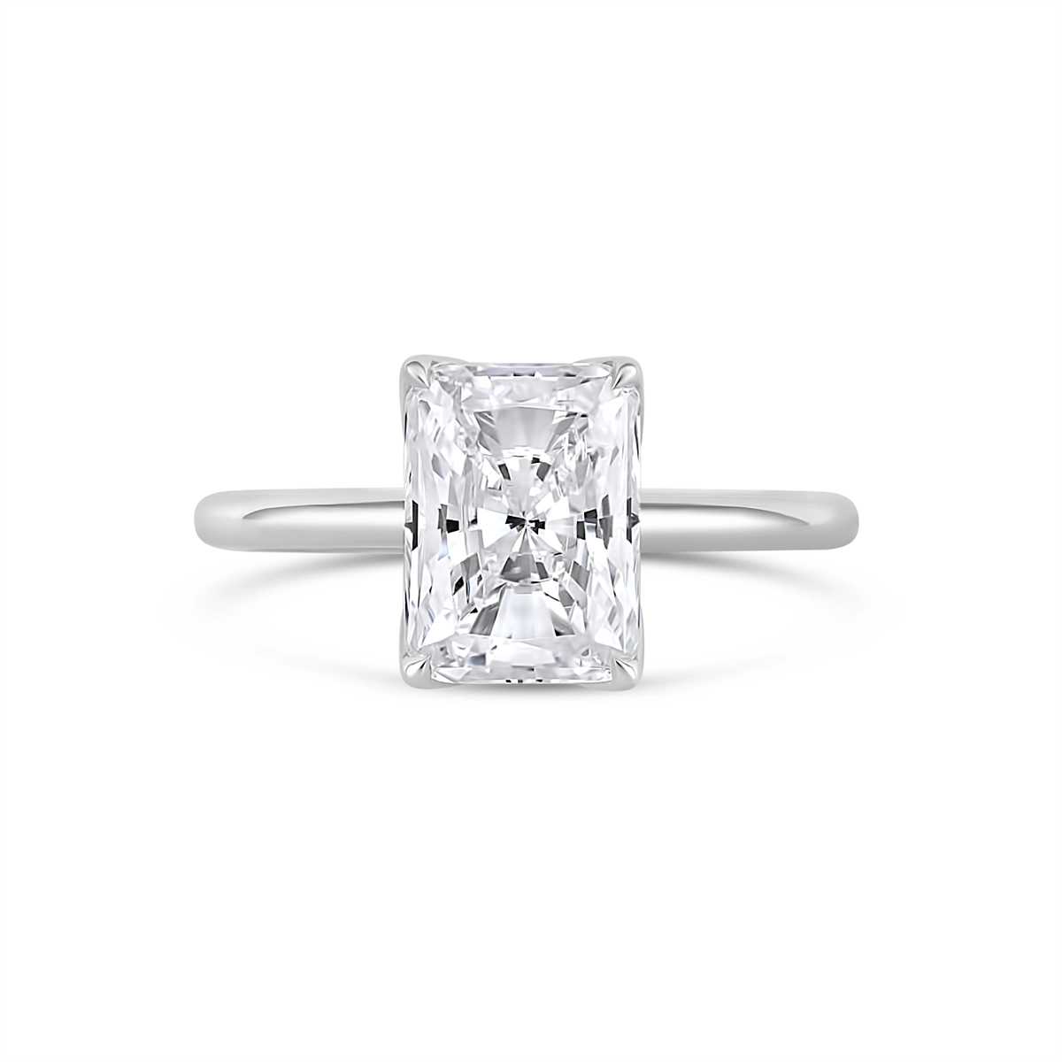 Tacori Engagement Rings in White Gold containing Diamond 446 RAD 9.5X7 FW