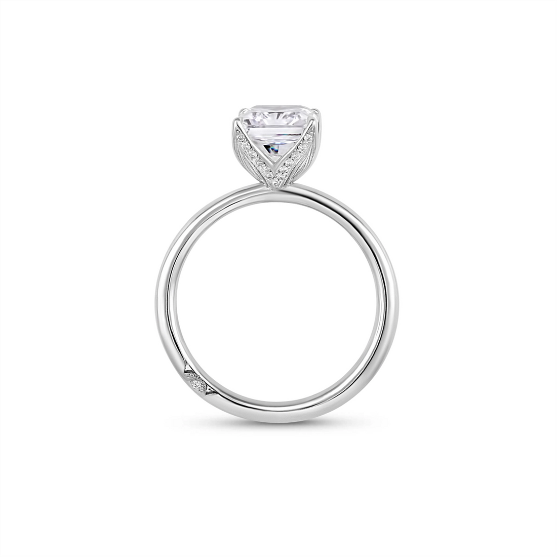 Tacori Engagement Rings in White Gold containing Diamond 446 RAD 9.5X7 FW
