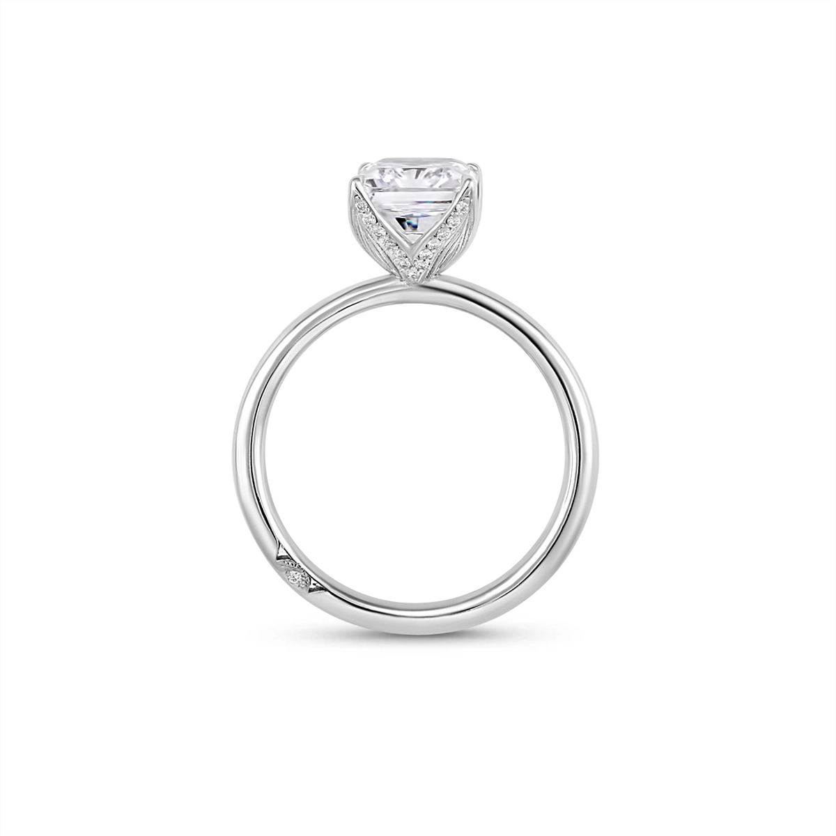 Tacori Engagement Rings in White Gold containing Diamond 446 RAD 9.5X7 FW