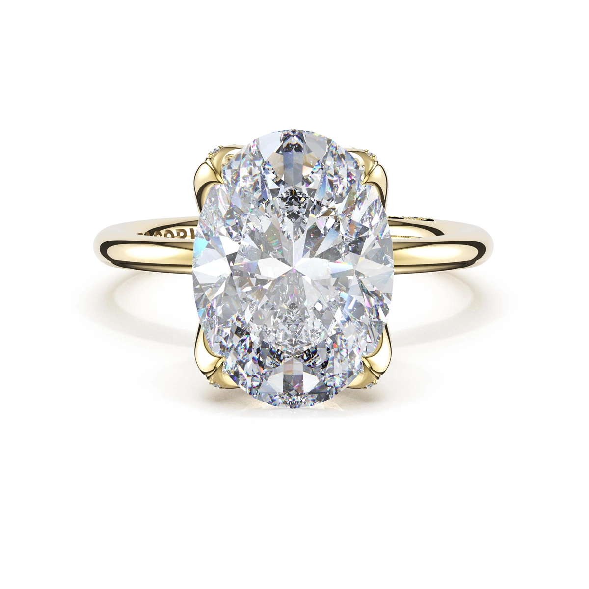 Tacori Engagement Rings in Yellow Gold containing Diamond 446 OV 11.5X8.5 FY