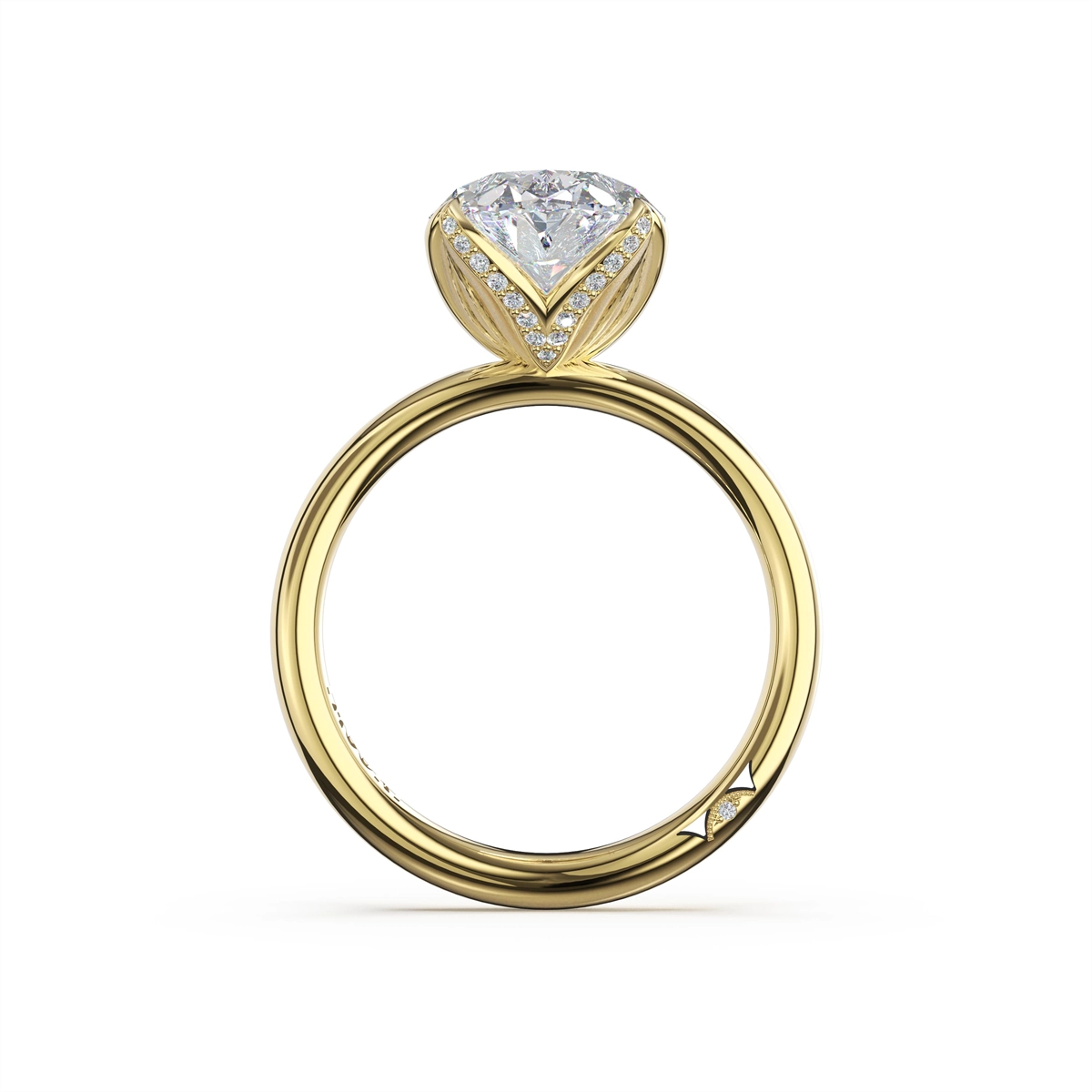 Tacori Engagement Rings in Yellow Gold containing Diamond 446 OV 11.5X8.5 FY