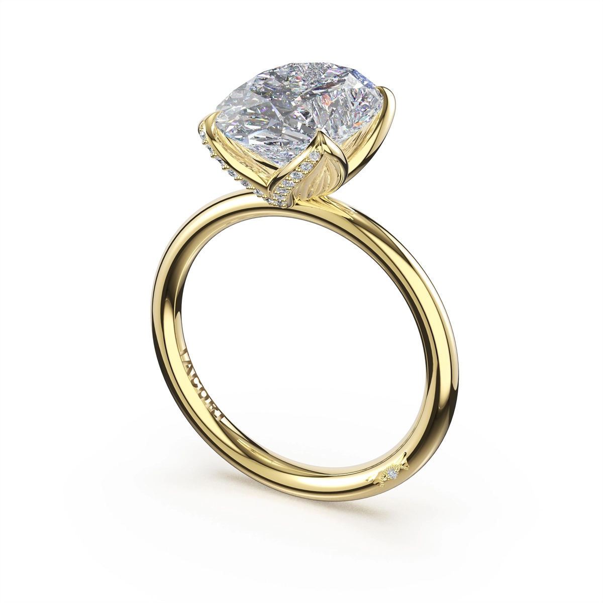 Tacori Engagement Rings in Yellow Gold containing Diamond 446 OV 11.5X8.5 FY