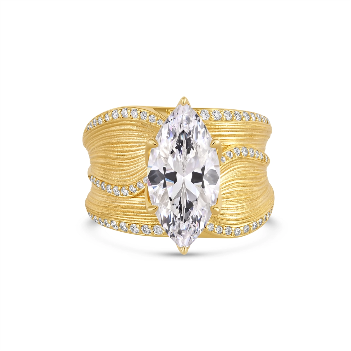 Tacori Engagement Rings in Yellow Gold containing Diamond 448 MQ 16X8 FY