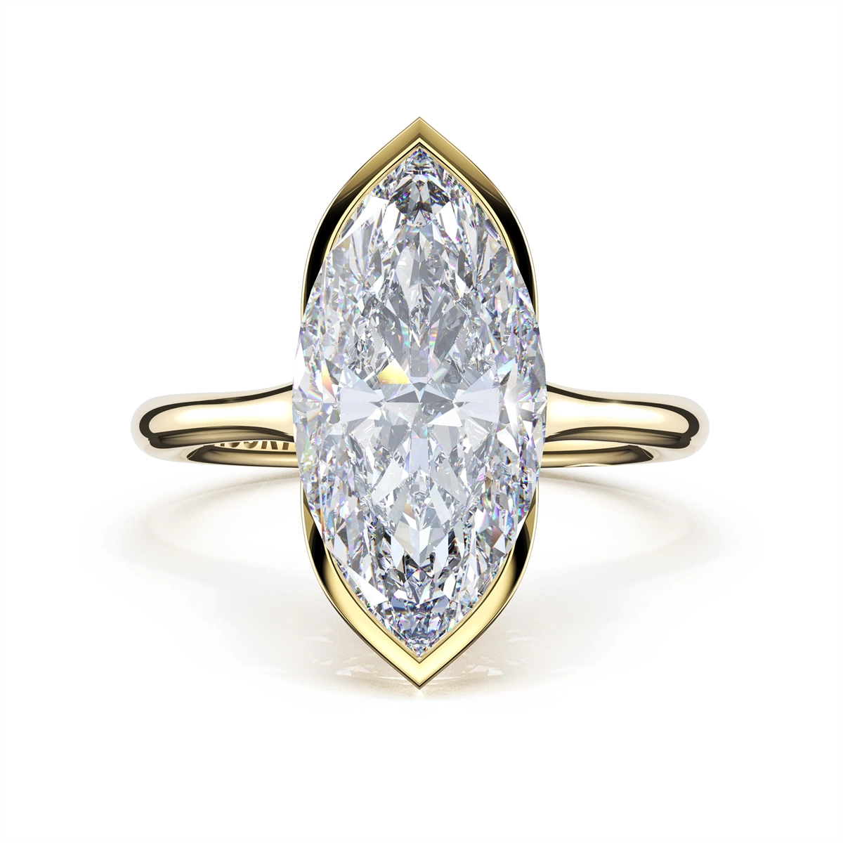 Tacori Engagement Rings in Yellow Gold containing Diamond 435 MQ 14.5X7.5 FY