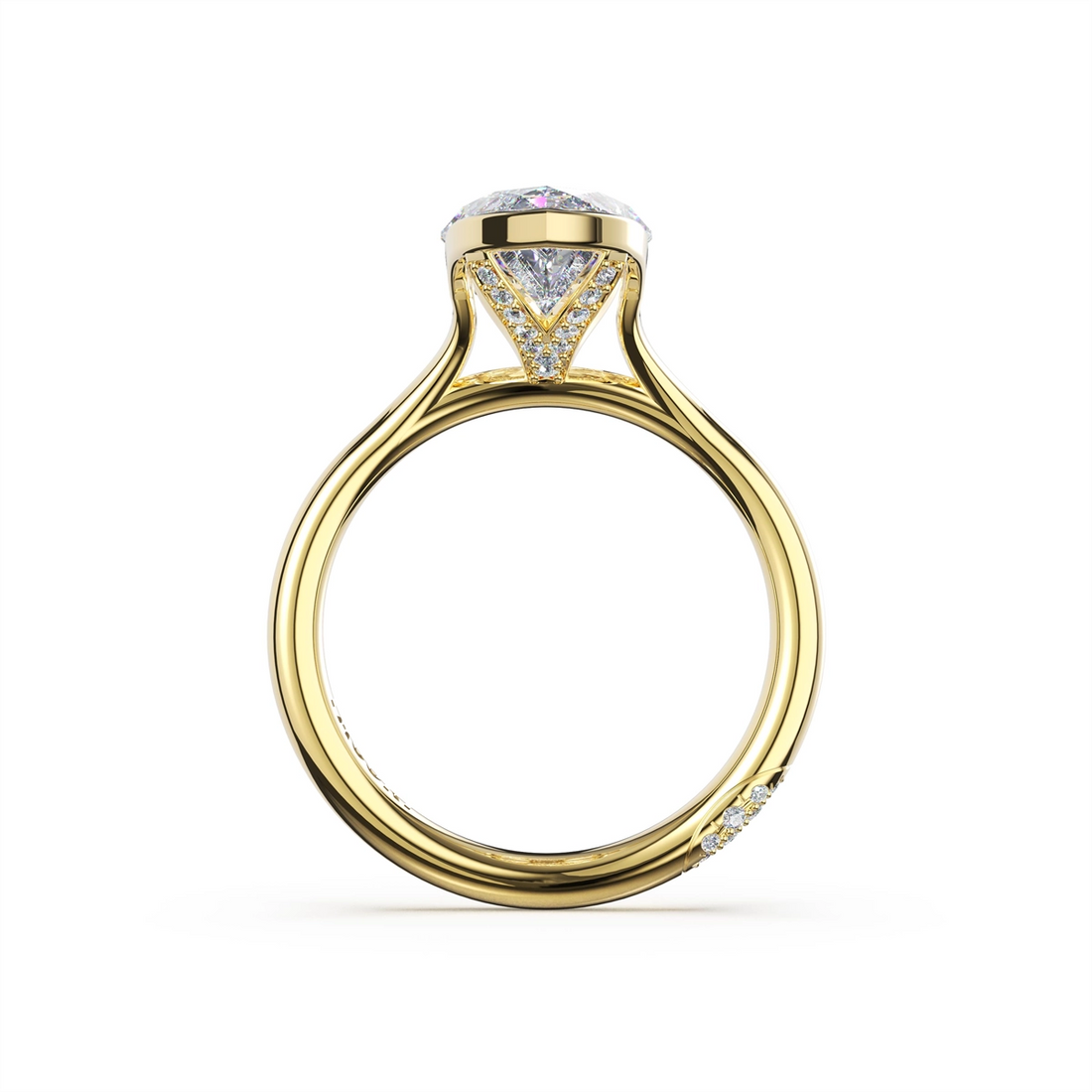 Tacori Engagement Rings in Yellow Gold containing Diamond 435 MQ 14.5X7.5 FY