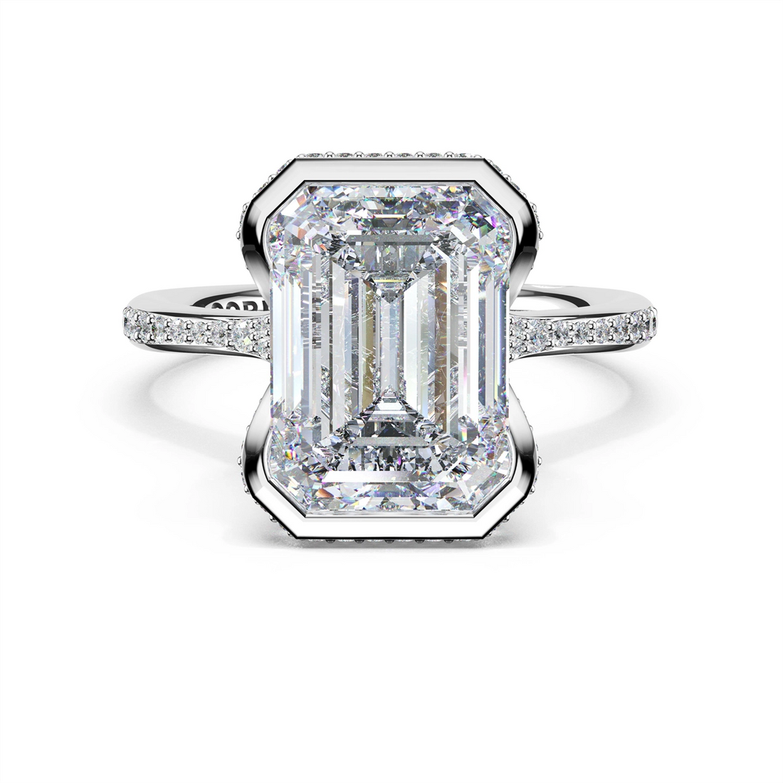 Tacori Engagement Rings in White Gold containing Diamond 436 EC 9.5X7 FW