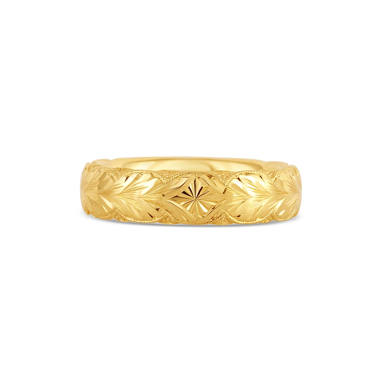 Tacori Wedding Rings in Yellow Gold 414 5 B FY SZB-WH
