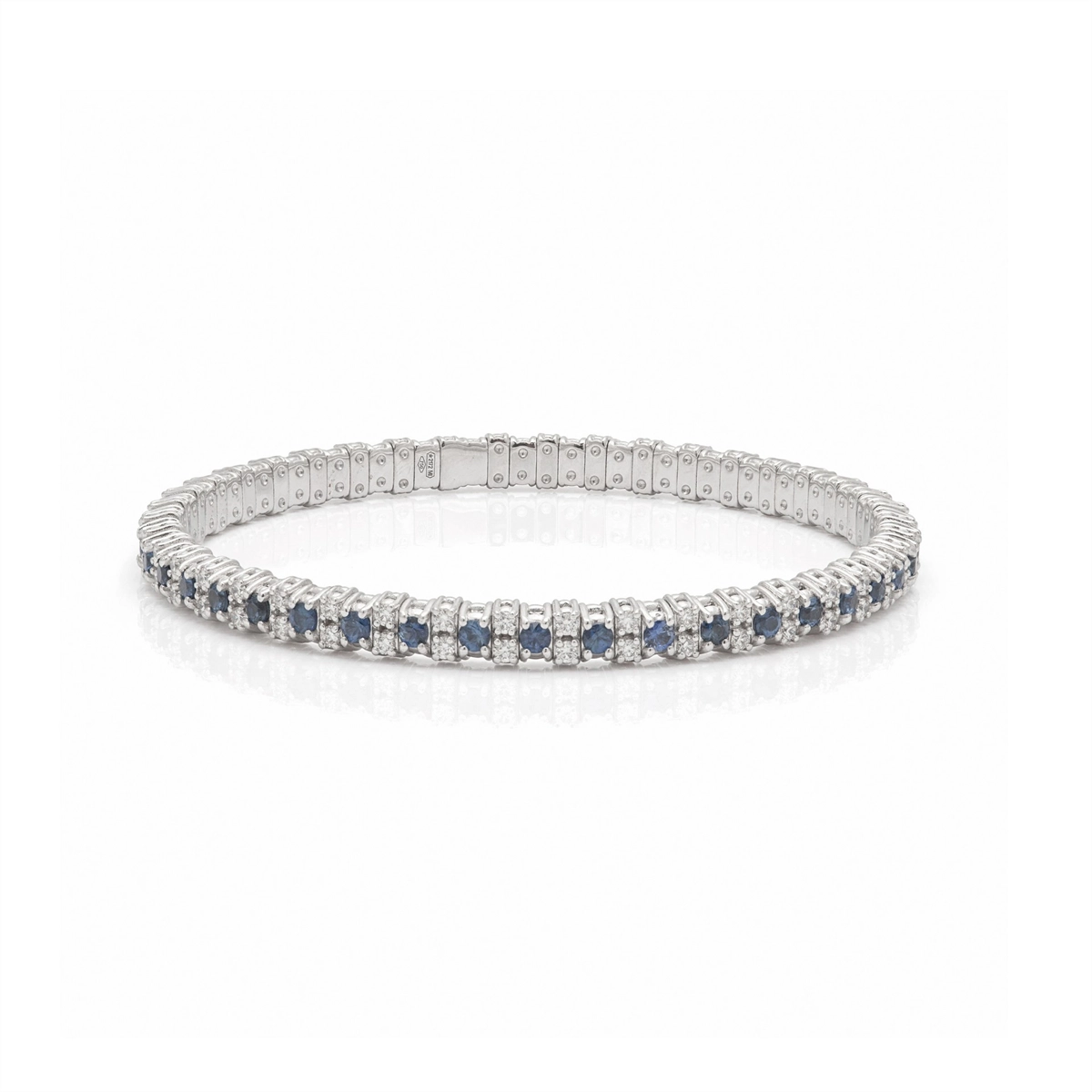 Zydo Bracelets in White Gold containing Multi-gemstone, Diamond, Sapphire PU97DBSW
