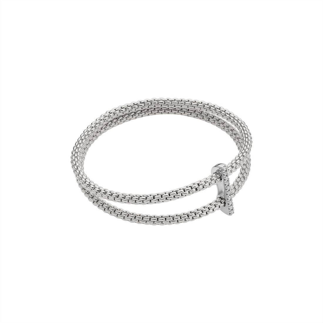 FOPE Bracelets in White Gold containing Diamond 74008BX_BB_B_XBX_00S