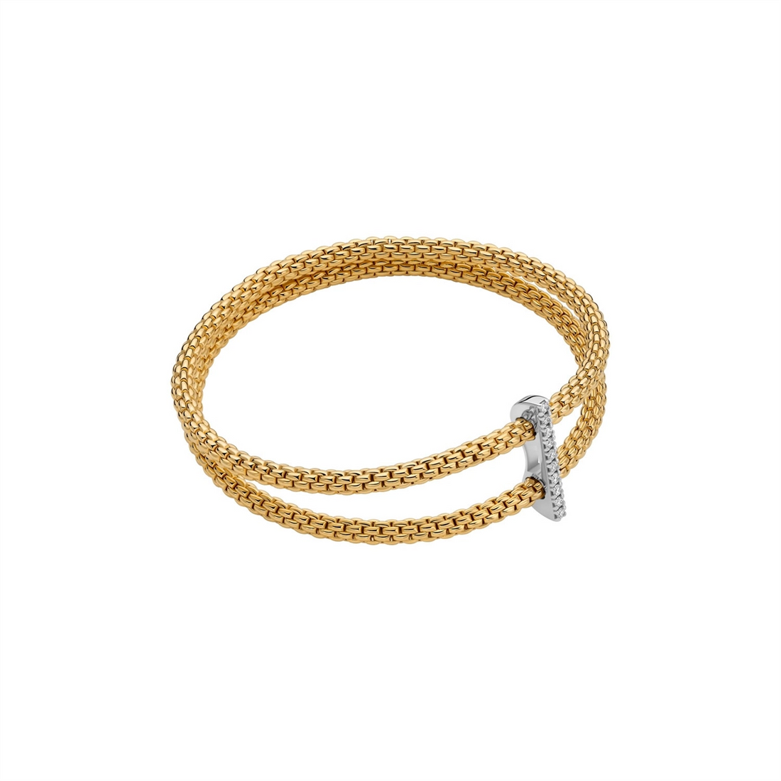 FOPE Bracelets in Mixed Metals containing Diamond 74008BX_BB_G_XBX_00S