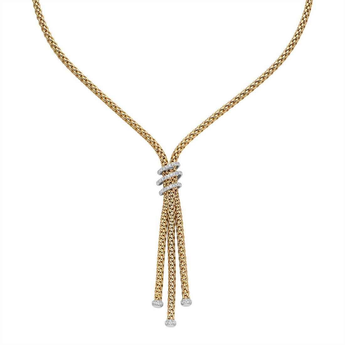 FOPE Necklaces in Yellow Gold containing Diamond 75108CX_PB_G_BBX_043