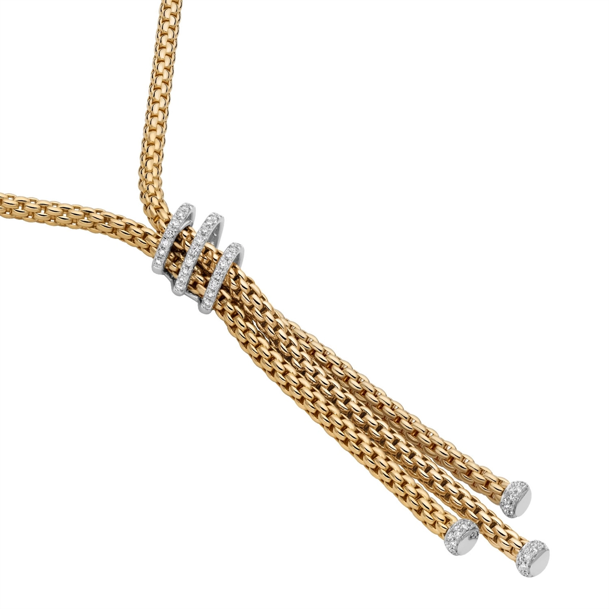 FOPE Necklaces in Yellow Gold containing Diamond 75108CX_PB_G_BBX_043
