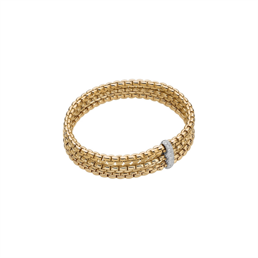 FOPE Bracelets in Yellow Gold containing Diamond 75601BX_BB_G_XBX_00M