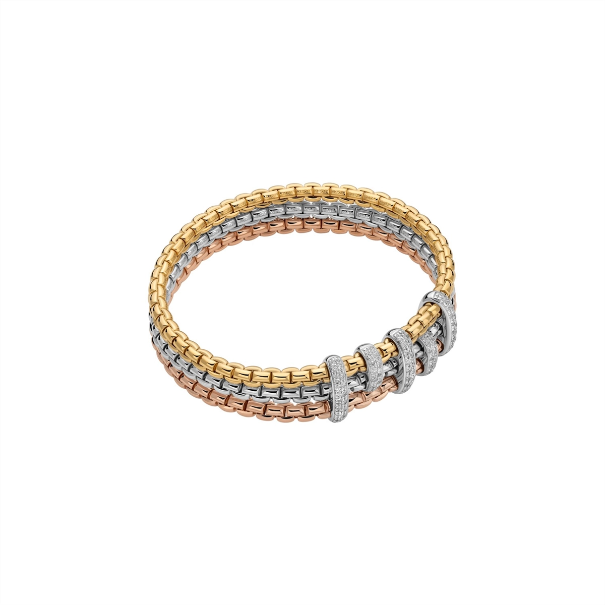 FOPE Bracelets containing Diamond 75601BX_PB_4_XBX_00M