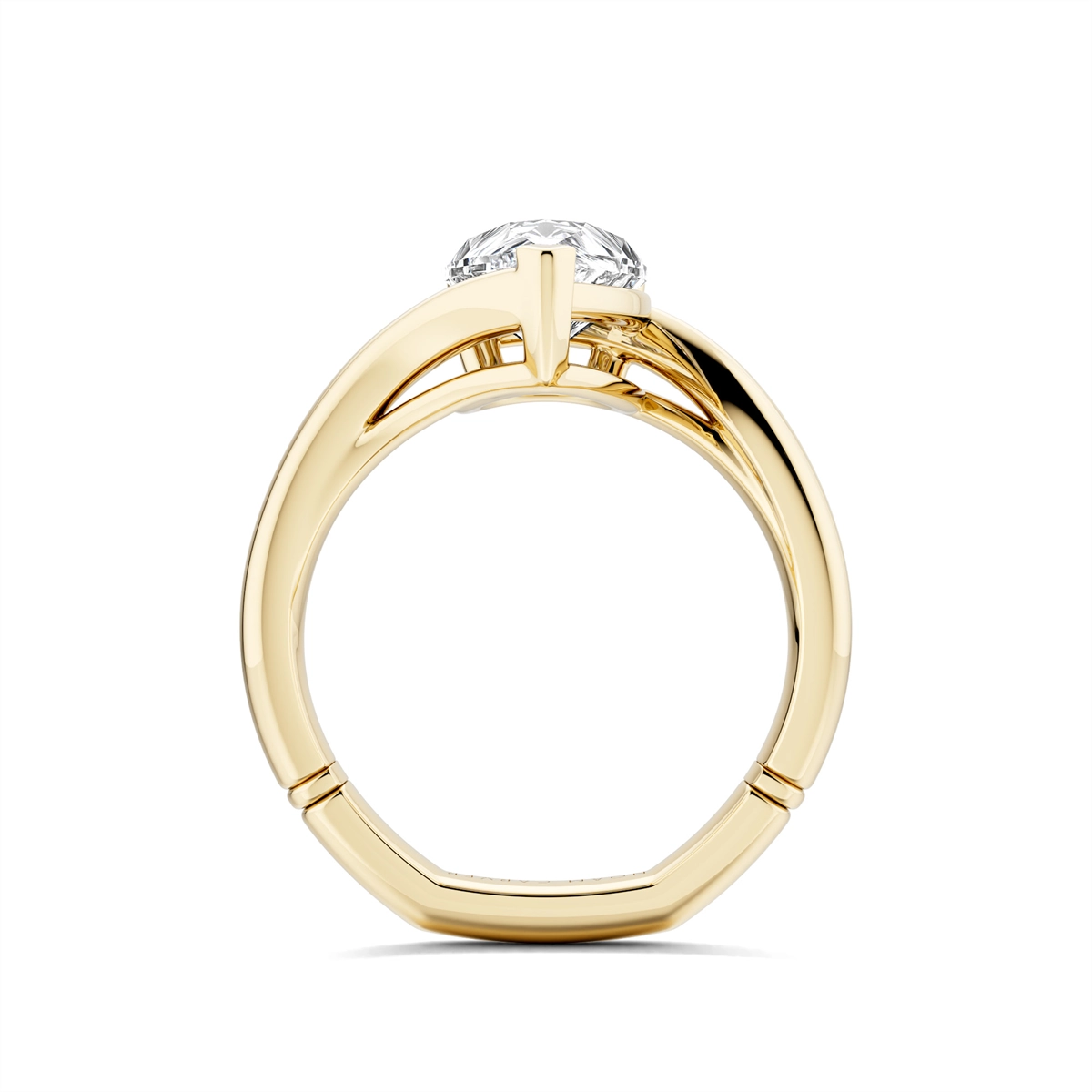 Noam Carver  Engagement Rings in Yellow Gold A153-04YM-FCYA-2.5CT