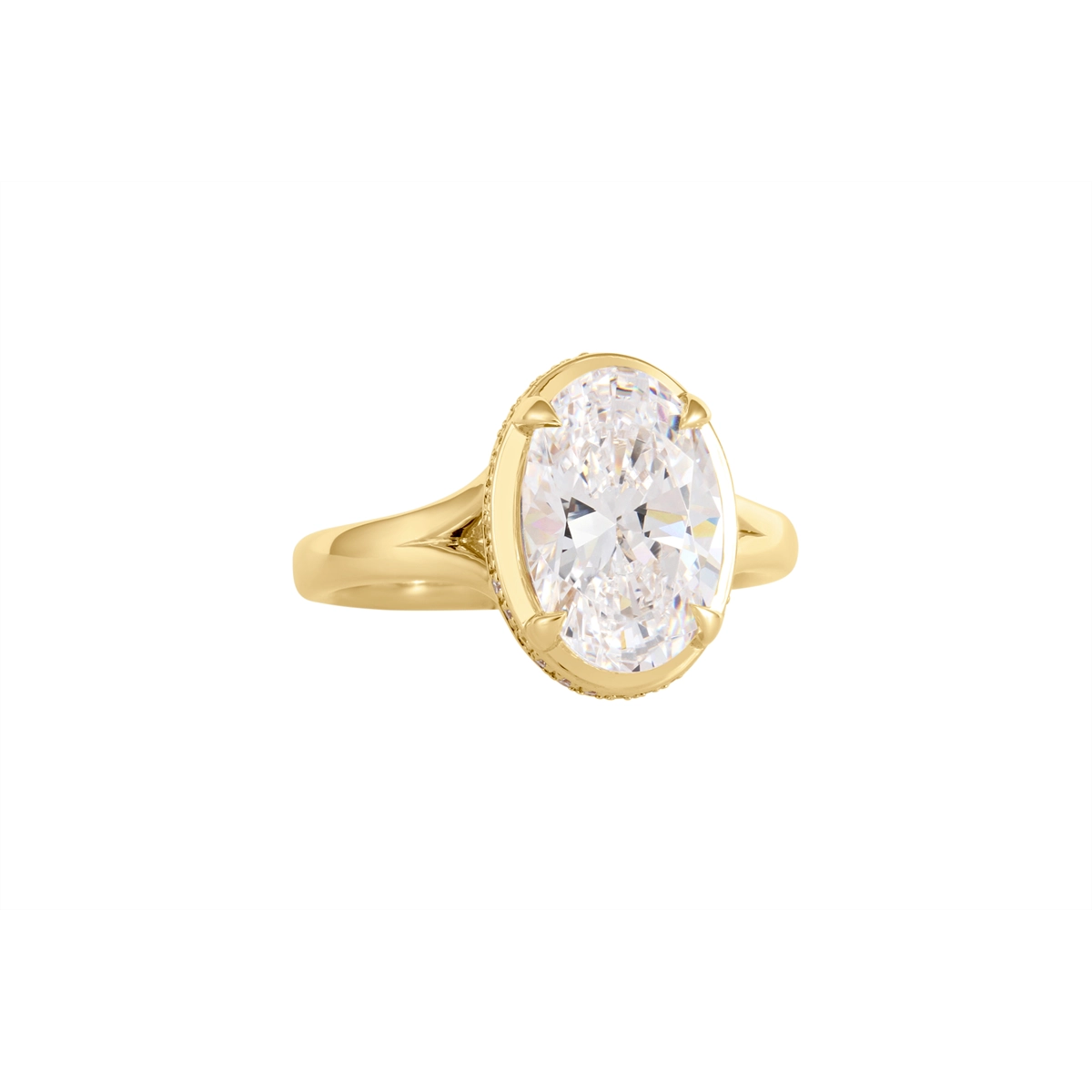 Noam Carver  Engagement Rings in Yellow Gold containing Diamond A159-06YM-FCYA-3.0CT