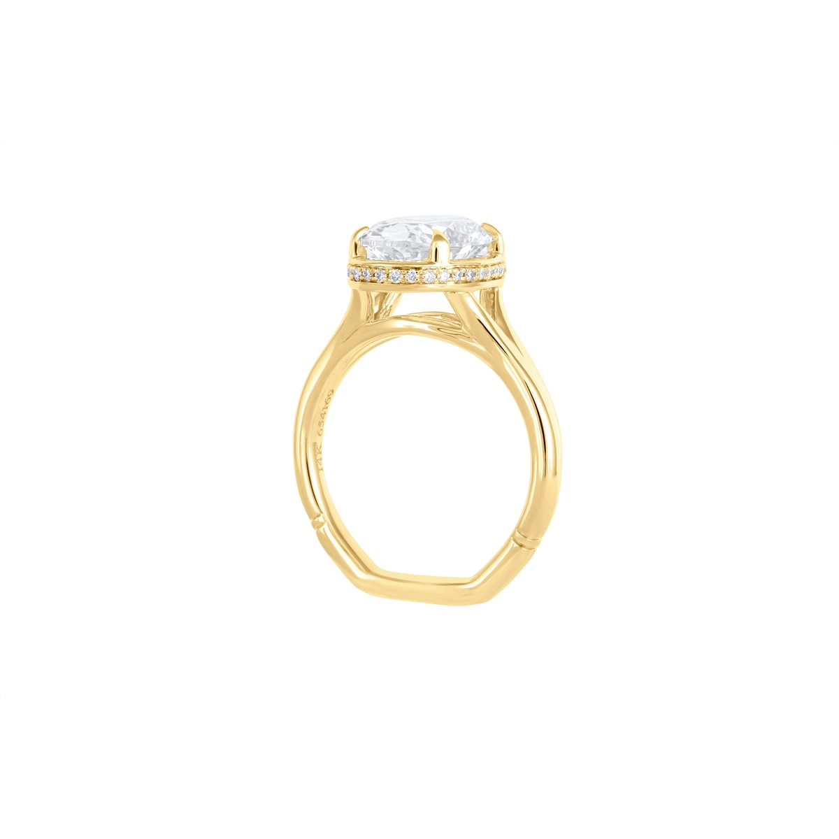Noam Carver  Engagement Rings in Yellow Gold containing Diamond A159-06YM-FCYA-3.0CT